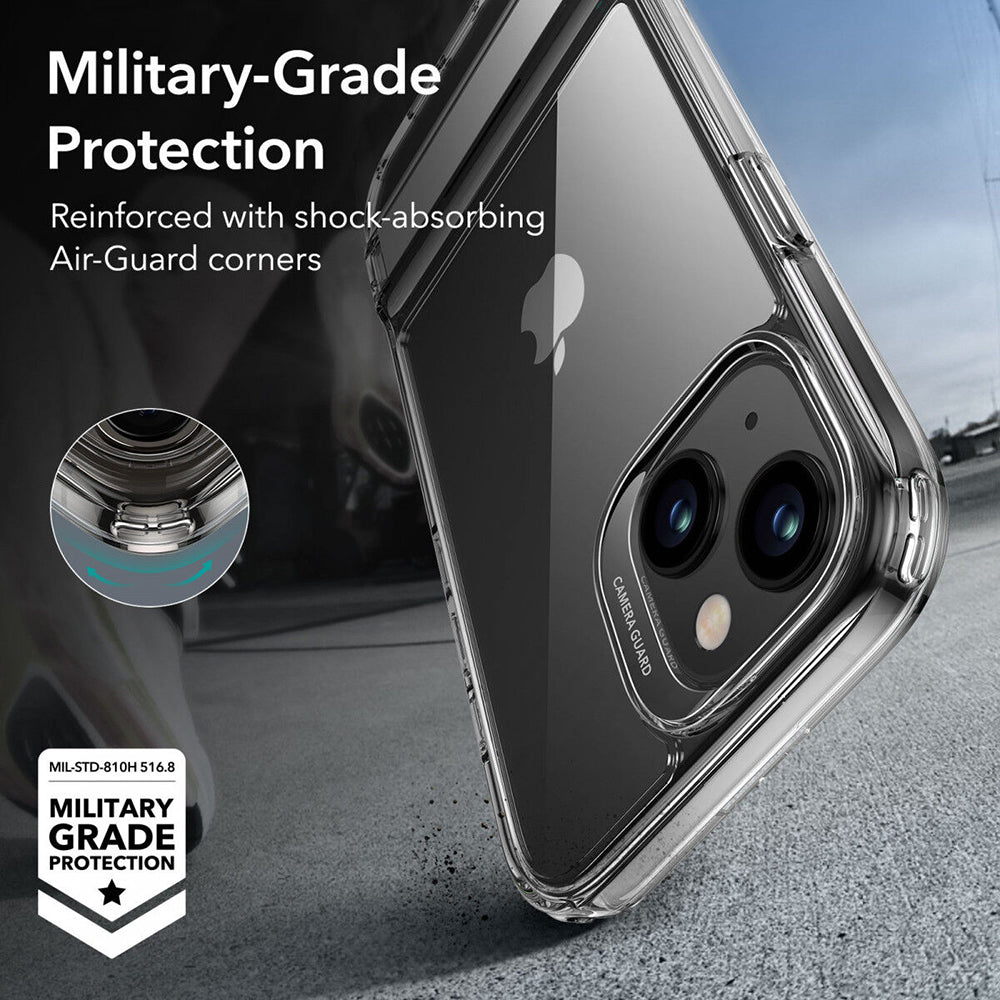 Husa de protectie ESR Air Shield Boost Kickstand compatibil cu iPhone 15 Plus, Transparent