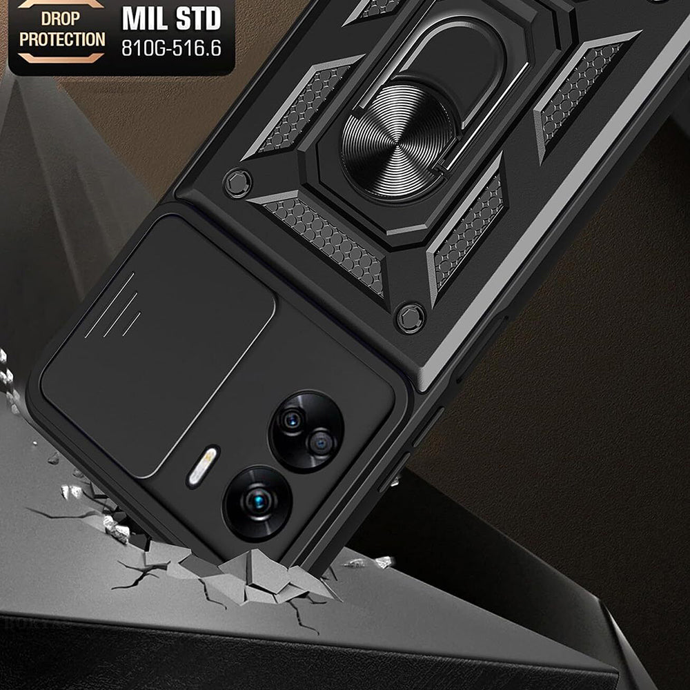 Husa de protectie Techsuit CamShield Series compatibil cu Honor 90 Lite, Negru