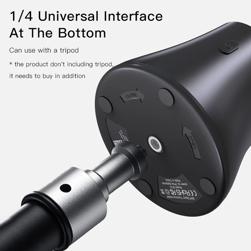 Suport Yesido Selfie Stick (SF10), Stable, Intelligent Face Recognition, 360° Rotation, Negru