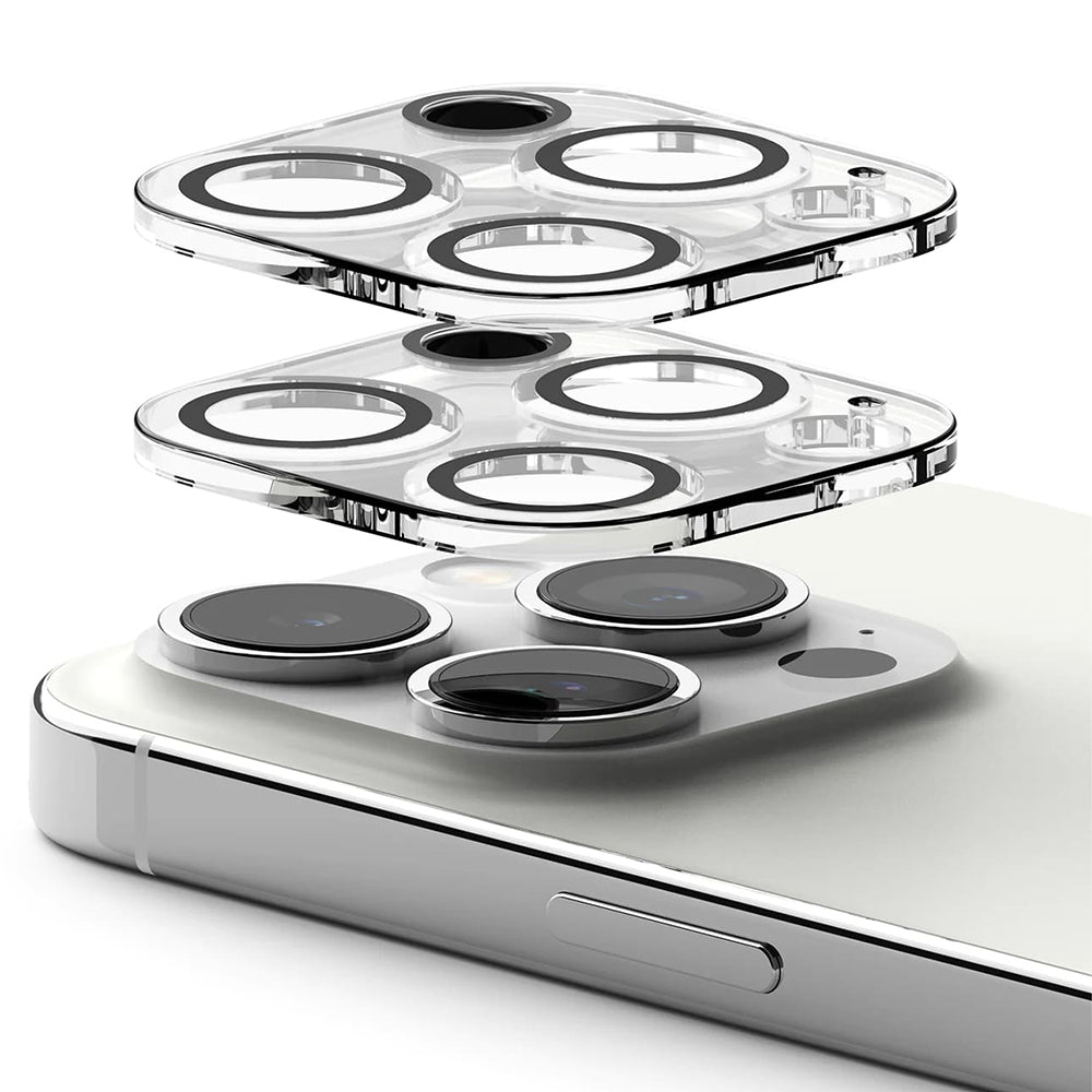 Folie de protectie Ringke Camera Glass (set de 2) compatibil cu iPhone 15 Pro, Transparent