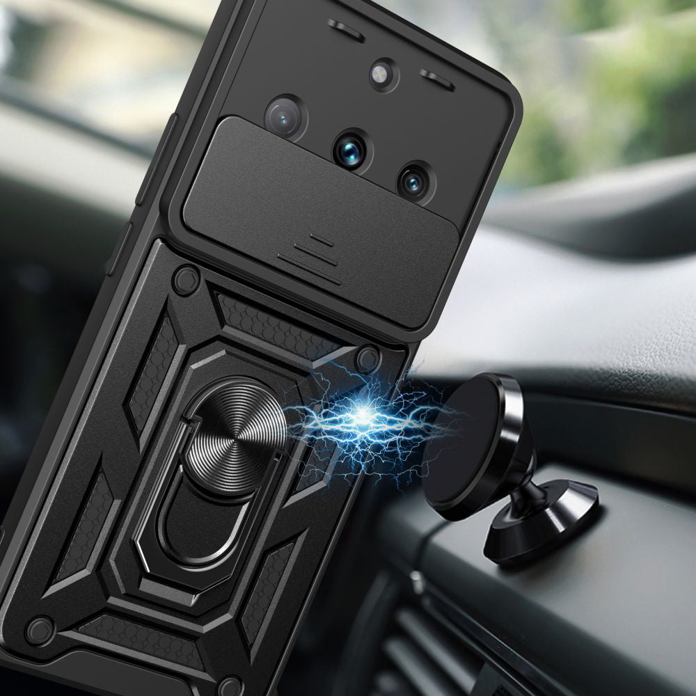 Husa de protectie Techsuit CamShield Series compatibil cu Realme 11, Negru