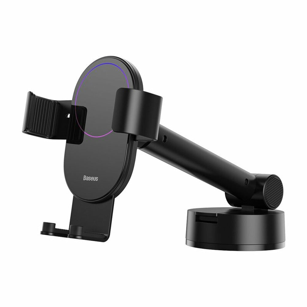 Suport Baseus Simplism (SUYL-JY01), Gravity Grip for Dashboard and Windshield, Negru