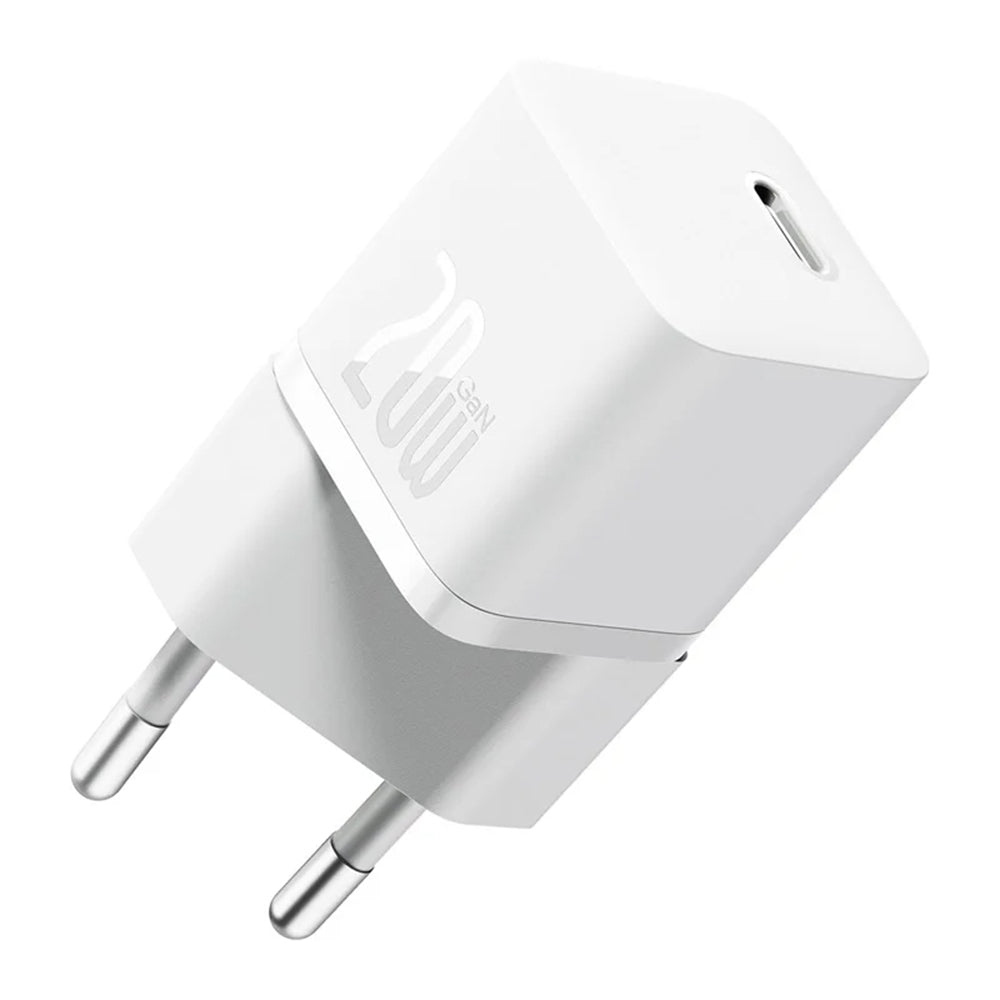 Incarcator Baseus (CCGN050102), GaN, Type-C, Fast Charging, 20W, Alb