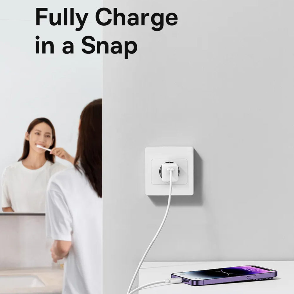 Incarcator Baseus (CCGN070401), GaN, Type-C, Fast Charging, 30W, Negru