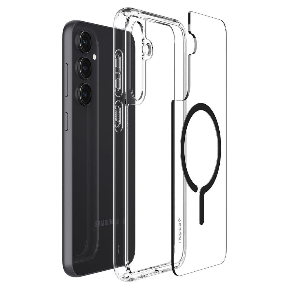 Husa de protectie Spigen Ultra Hybrid MagSafe OneTap Ring (ACS06374) compatibil cu Samsung Galaxy S23 FE, Transparent