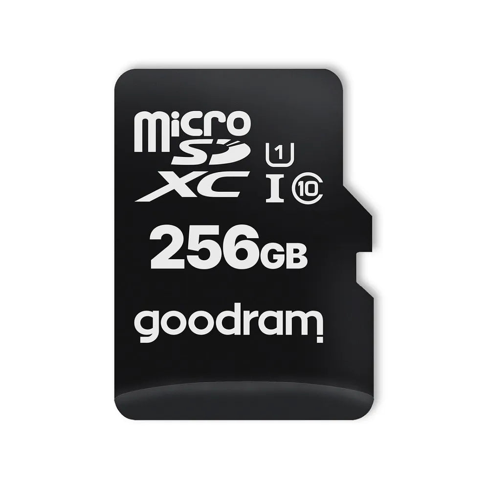 GOODRAM 256GB 100MB/s class 10 UHS I microSD memóriakártya SD adapterrel