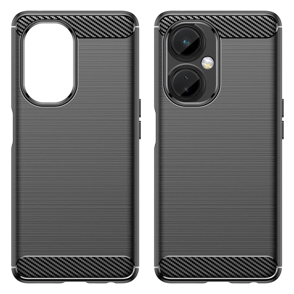 Husa de protectie Techsuit Carbon Silicone compatibil cu OnePlus Nord CE 3 Lite, Negru