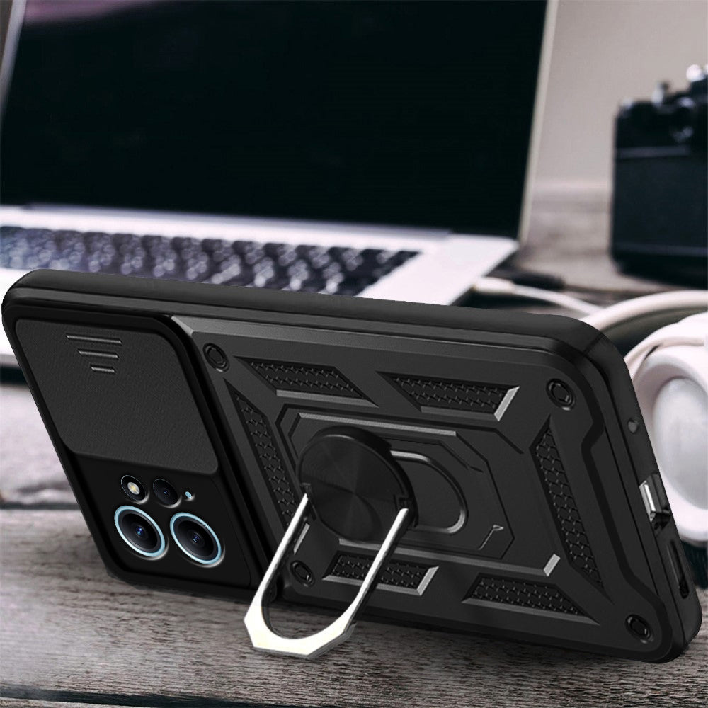 Husa de protectie Techsuit CamShield Series compatibil cu Xiaomi Redmi Note 12 4G, Negru