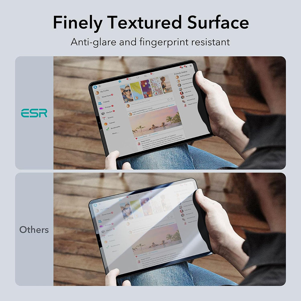 Husa de protectie tableta ESR Magnetic Privacy Screen Protector compatibil cu iPad Air 11 (2024) / Air 11 (2025) / Air 11 (2026), Negru