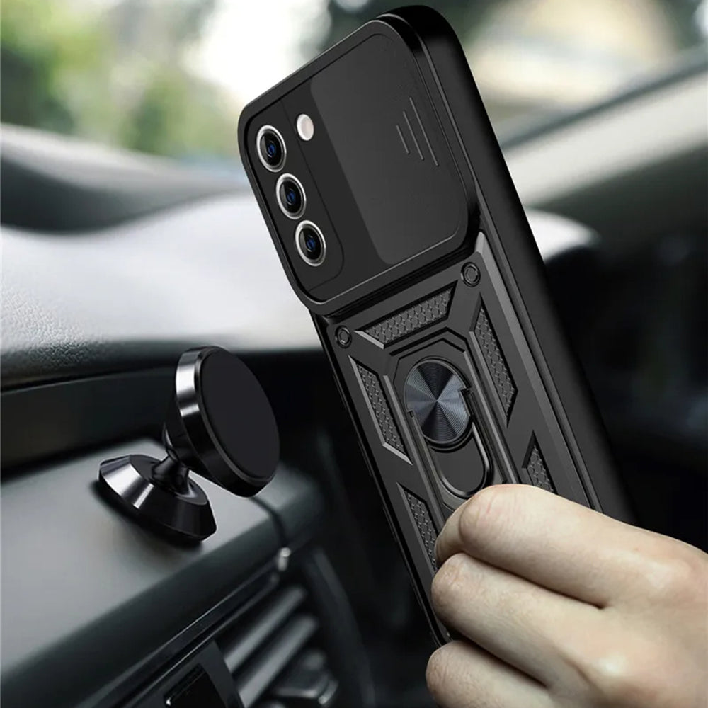 Husa de protectie Techsuit CamShield Series compatibil cu Samsung Galaxy S21 Plus 5G, Negru