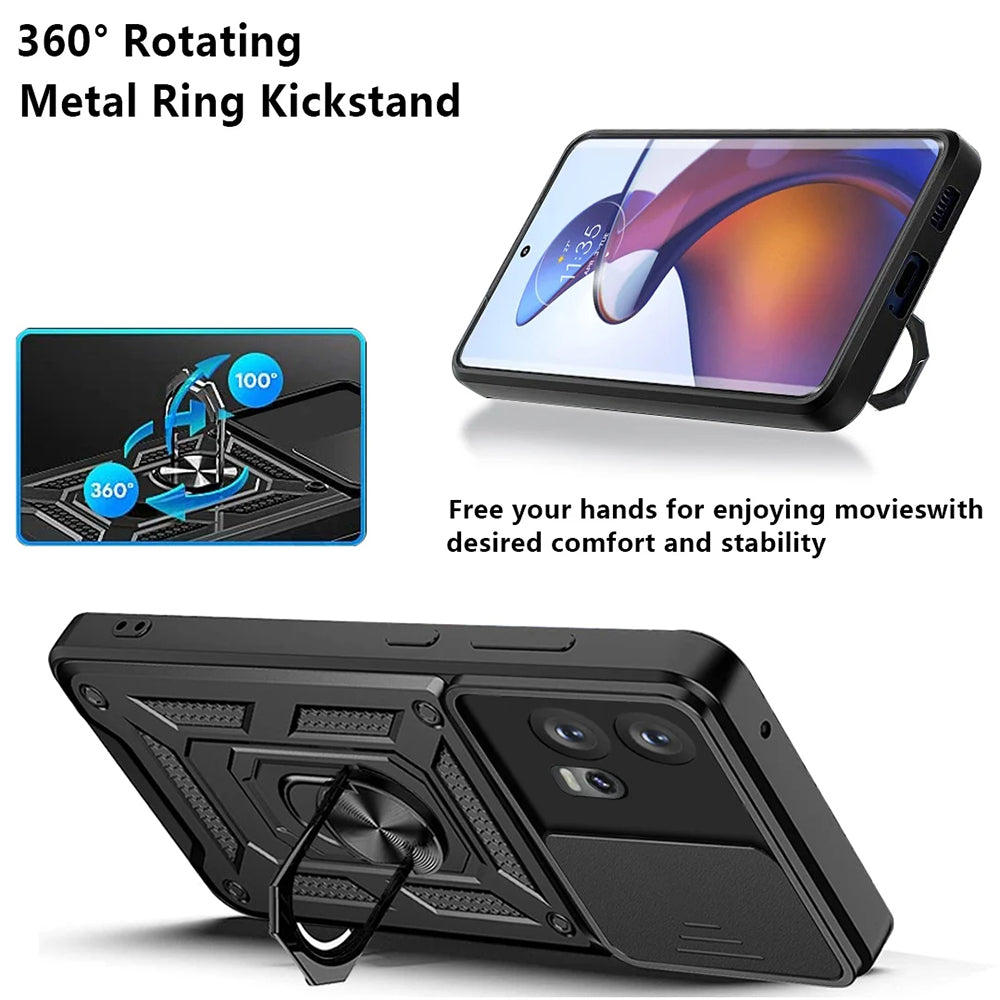 Husa de protectie Techsuit CamShield Series compatibil cu Motorola Edge 30 Fusion, Negru