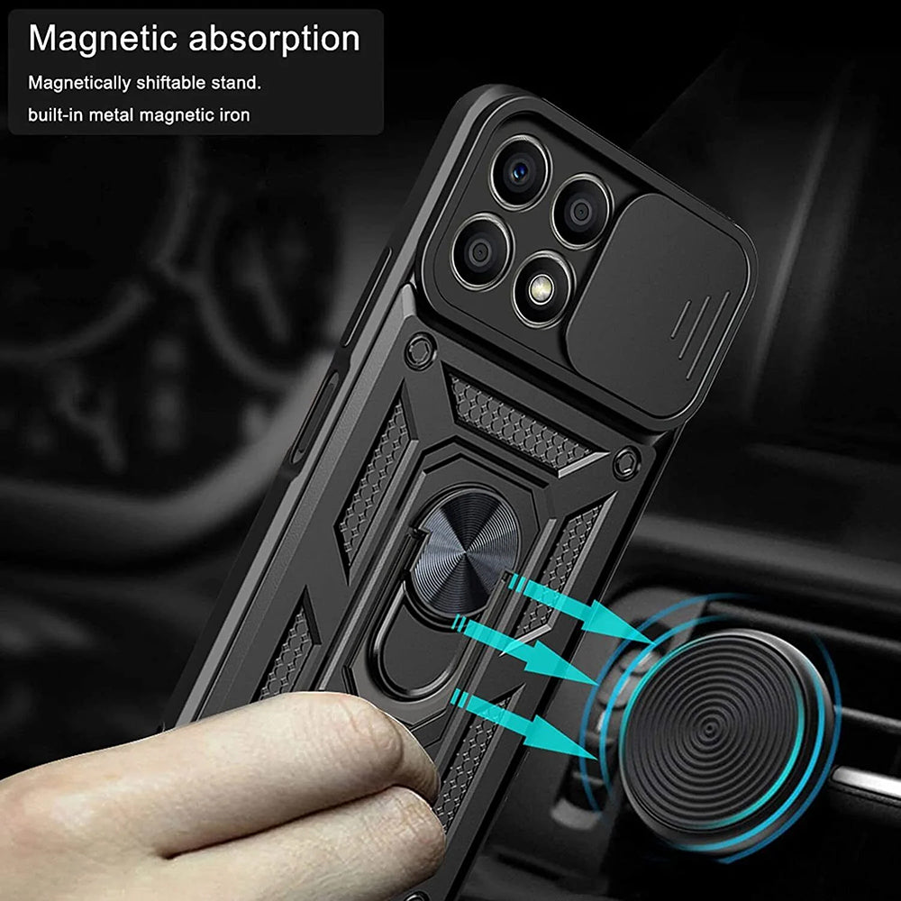 Husa de protectie Techsuit CamShield Series compatibil cu Honor X6 / X8 5G / 70 Lite, Negru