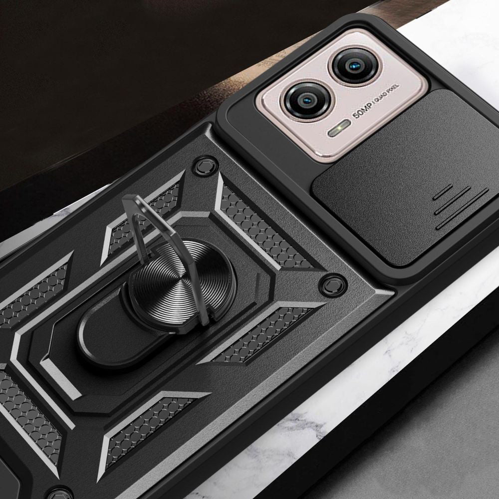 Husa de protectie Techsuit CamShield Series compatibil cu Motorola Moto G13 / G23 / G53, Negru