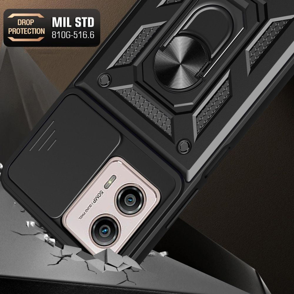 Husa de protectie Techsuit CamShield Series compatibil cu Motorola Moto G13 / G23 / G53, Negru