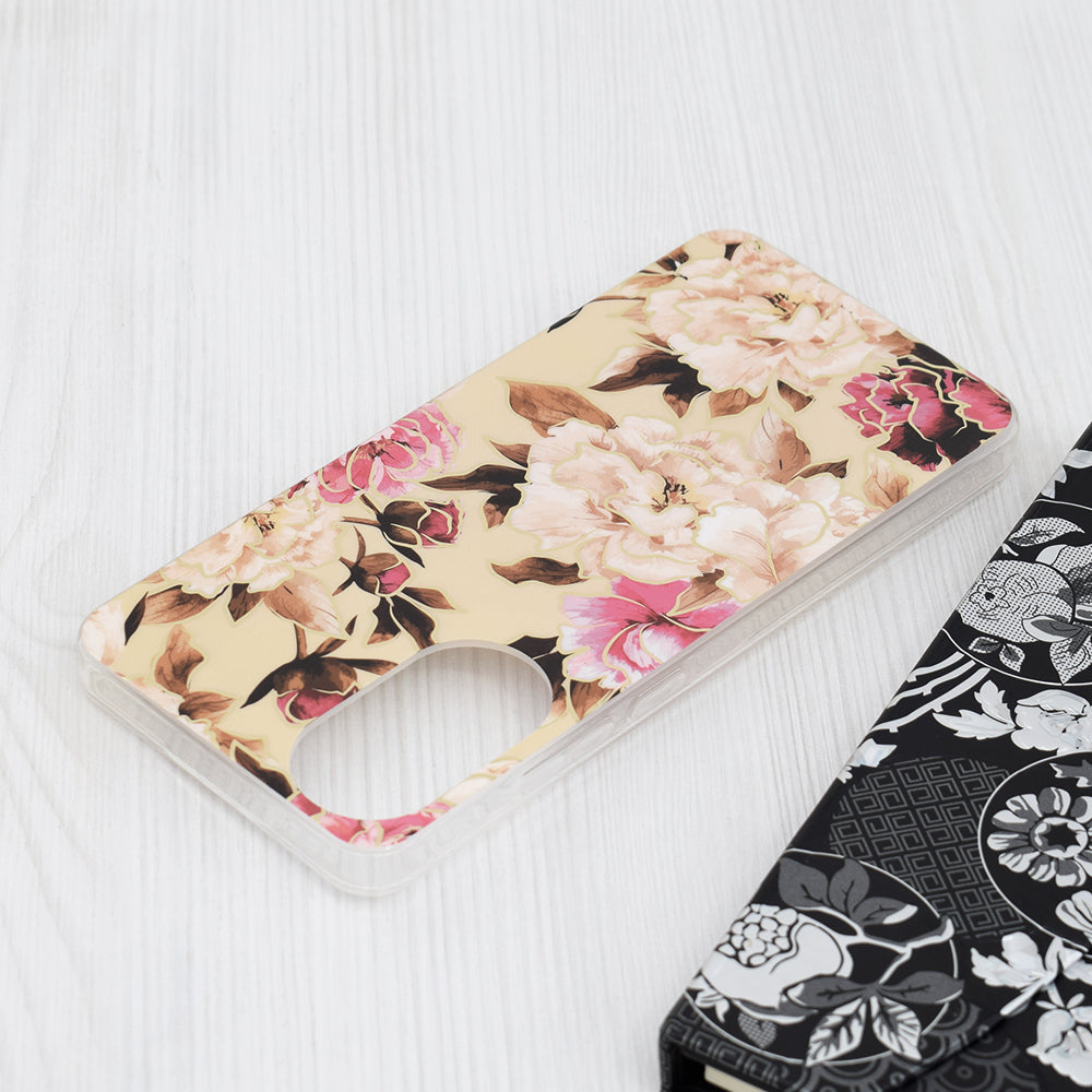 Husa de protectie Techsuit Marble Series compatibil cu Oppo A78 4G, Mary Berry Nude