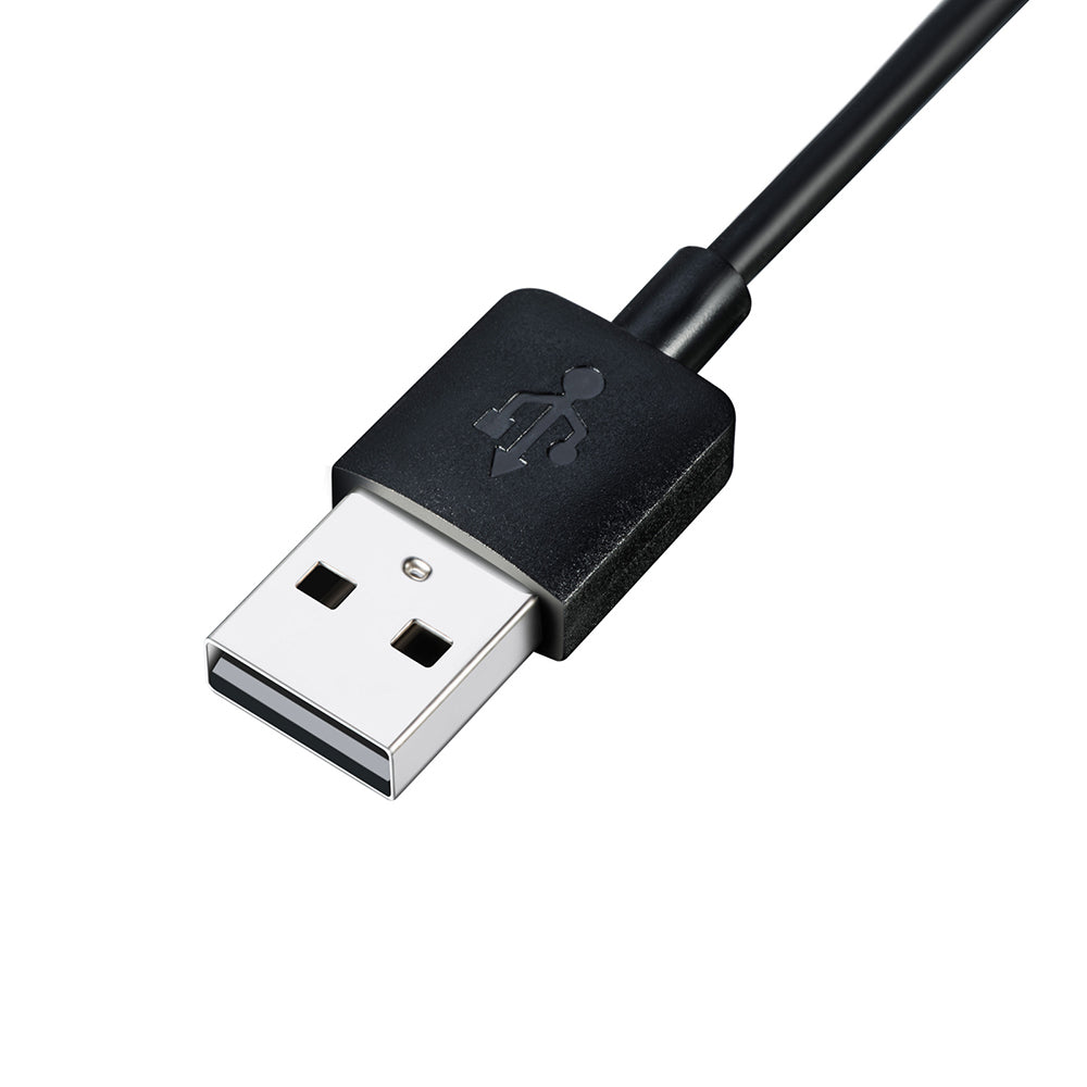 Incarcator Techsuit SmartWatch Wireless Charging Cable (TGC1), for Garmin Fenix 5/5 Plus/6/6X/7X / Vivoactive 3/5, USB, 5W, 1m, Negru