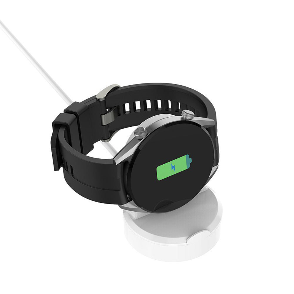Incarcator Techsuit SmartWatch Wireless Charging Cable (THC4), for Huawei Watch GT/GT2/Honor Watch GS3i, USB, Desk Holder, Negru