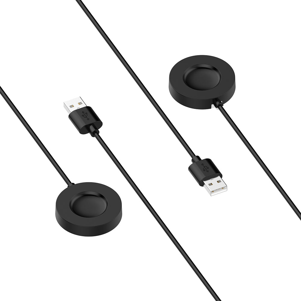 Incarcator Techsuit SmartWatch Wireless Charging Cable (TXC6), for Xiaomi Watch S1 Pro, USB, 4W with Desk Holder, Negru