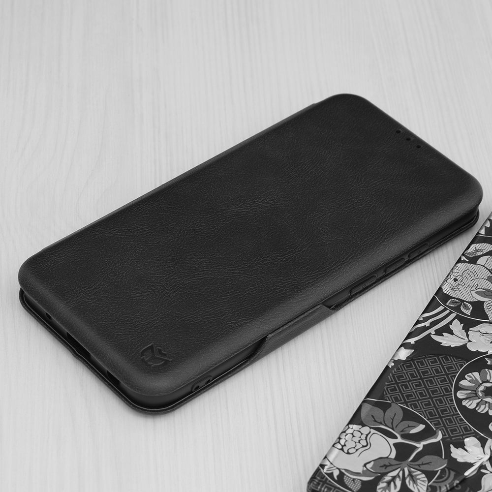 Husa de protectie Techsuit Safe Wallet Plus compatibil cu Xiaomi Redmi A1+ / A2+, Negru
