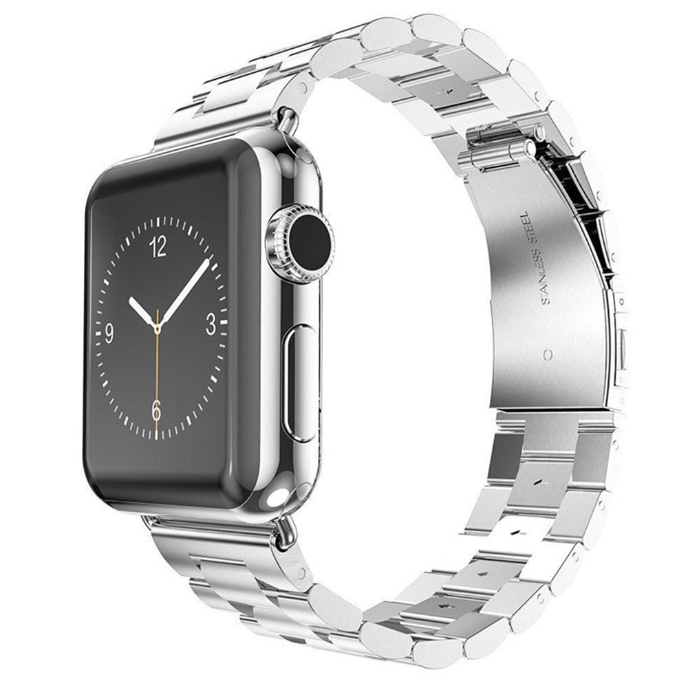 Curea smartwatch Techsuit Watchband (W036) compatibil cu Apple Watch 1/2/3/4/5/6/7/8/9/10/11/SE/SE 2/SE 3/Ultra/2/3 (42/44/45/46/49mm), Argintiu