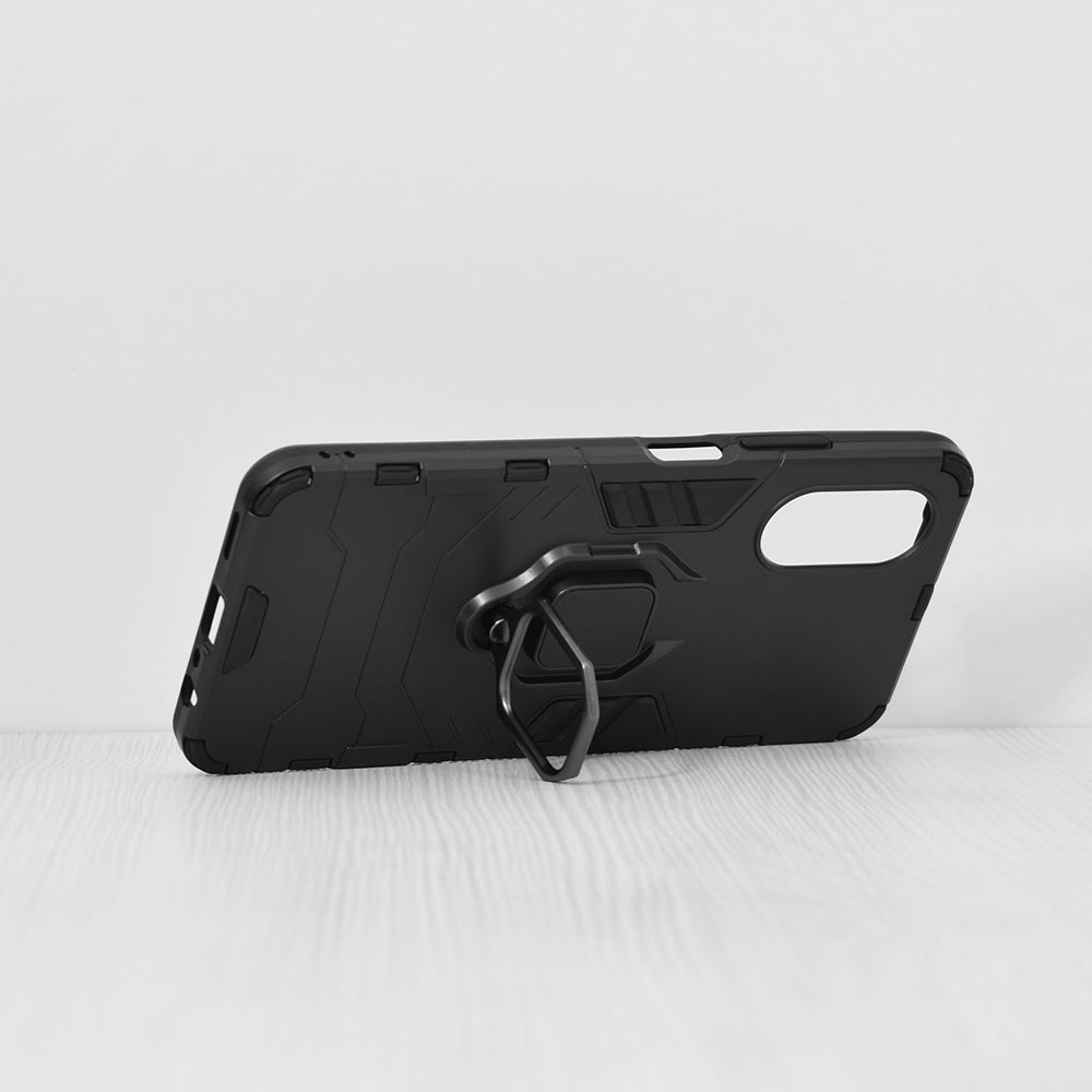 Husa de protectie Techsuit Silicone Shield compatibil cu Oppo A17, Negru