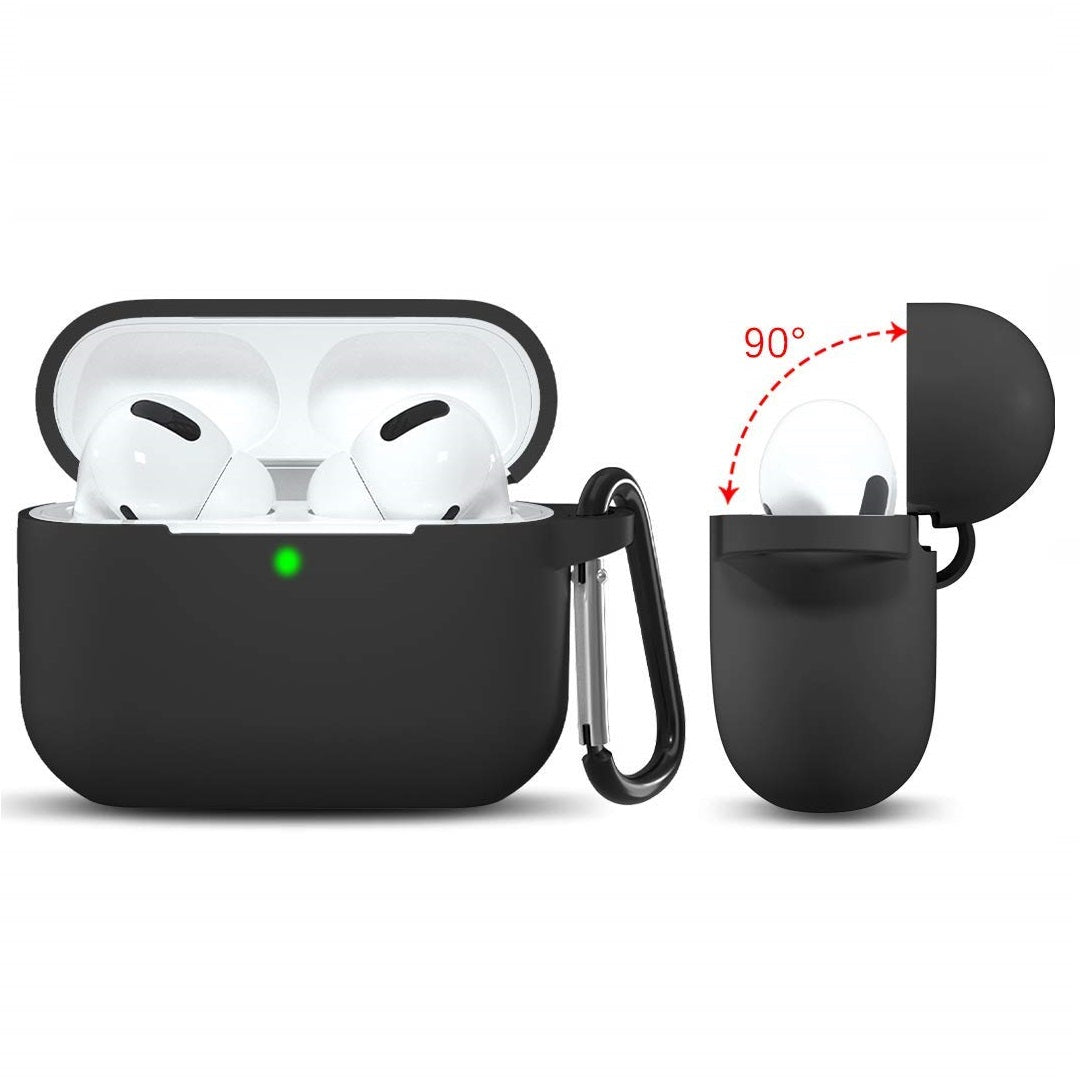 Casti Techsuit Silicone Case, for Apple AirPods 3, Smooth Ultrathin Material, Negru