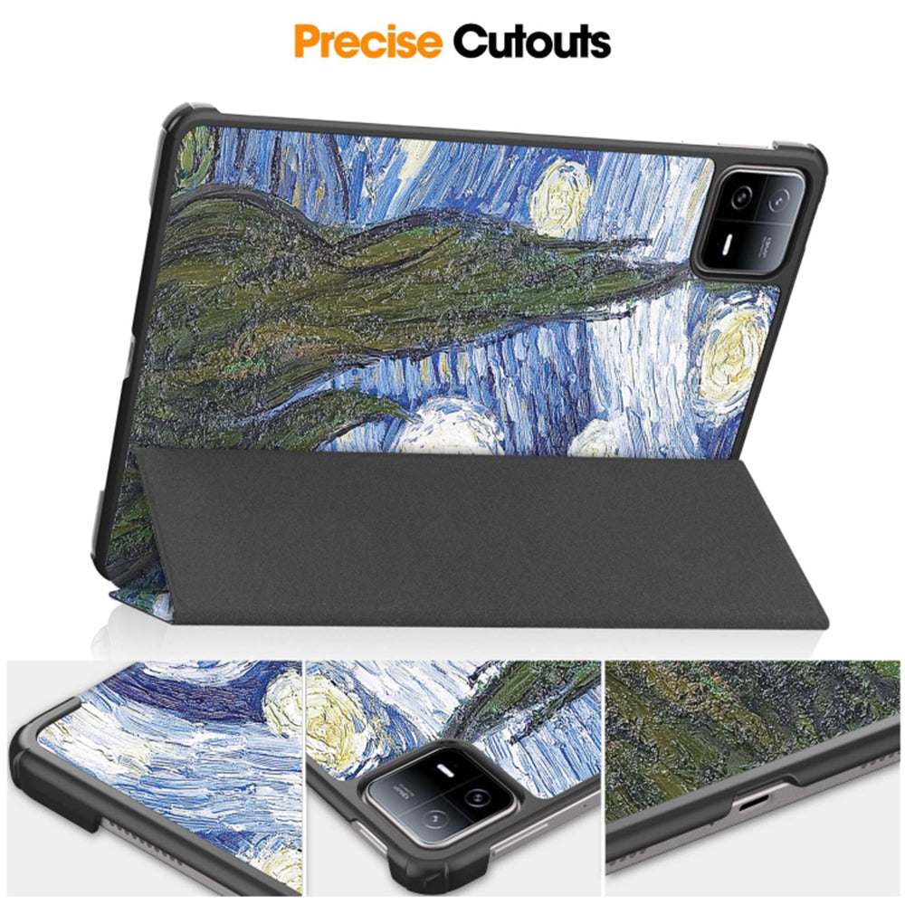 Husa de protectie tableta Techsuit FoldPro compatibil cu Xiaomi Pad 6 / Pad 6 Pro, Starry Night
