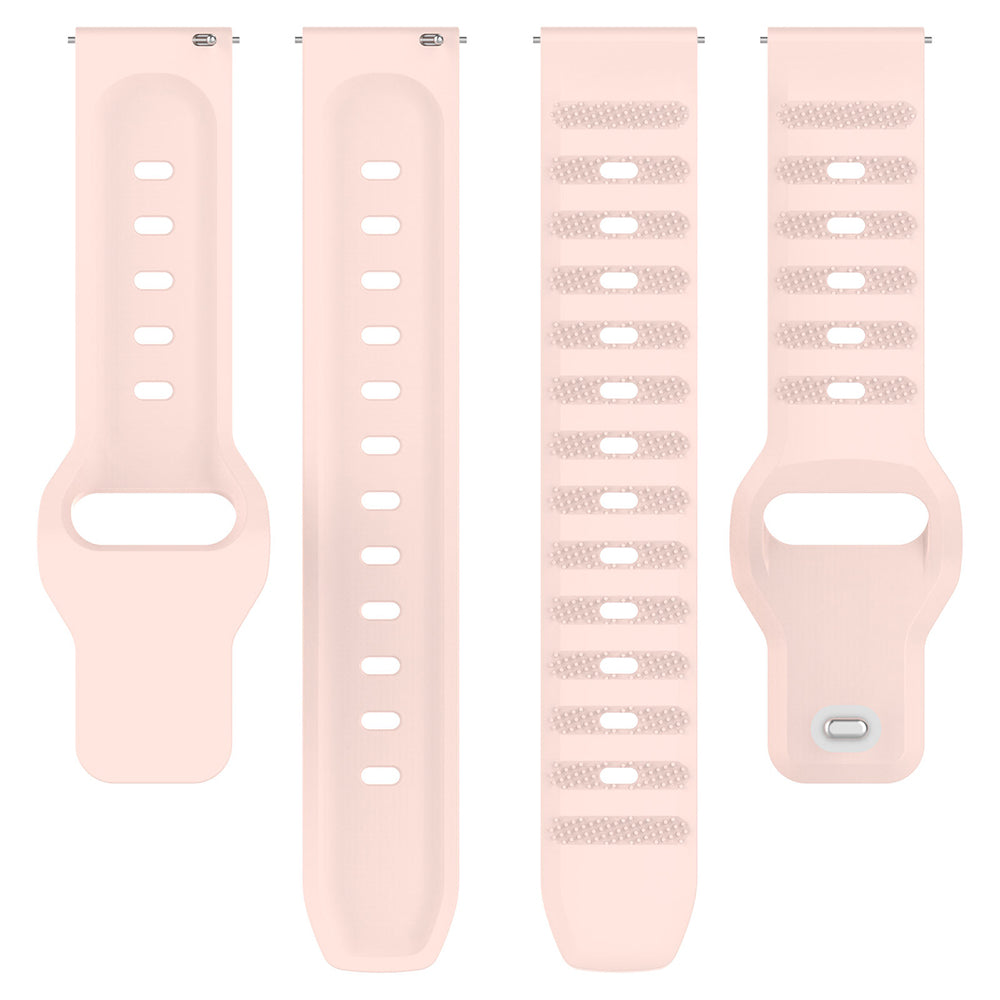 Curea smartwatch Techsuit Watchband 22mm (W050) compatibil cu Huawei Watch GT 2 (46mm)/GT 2 Pro/GT 3 Pro (46mm)/Ultimate, Xiaomi Watch S1, Roz