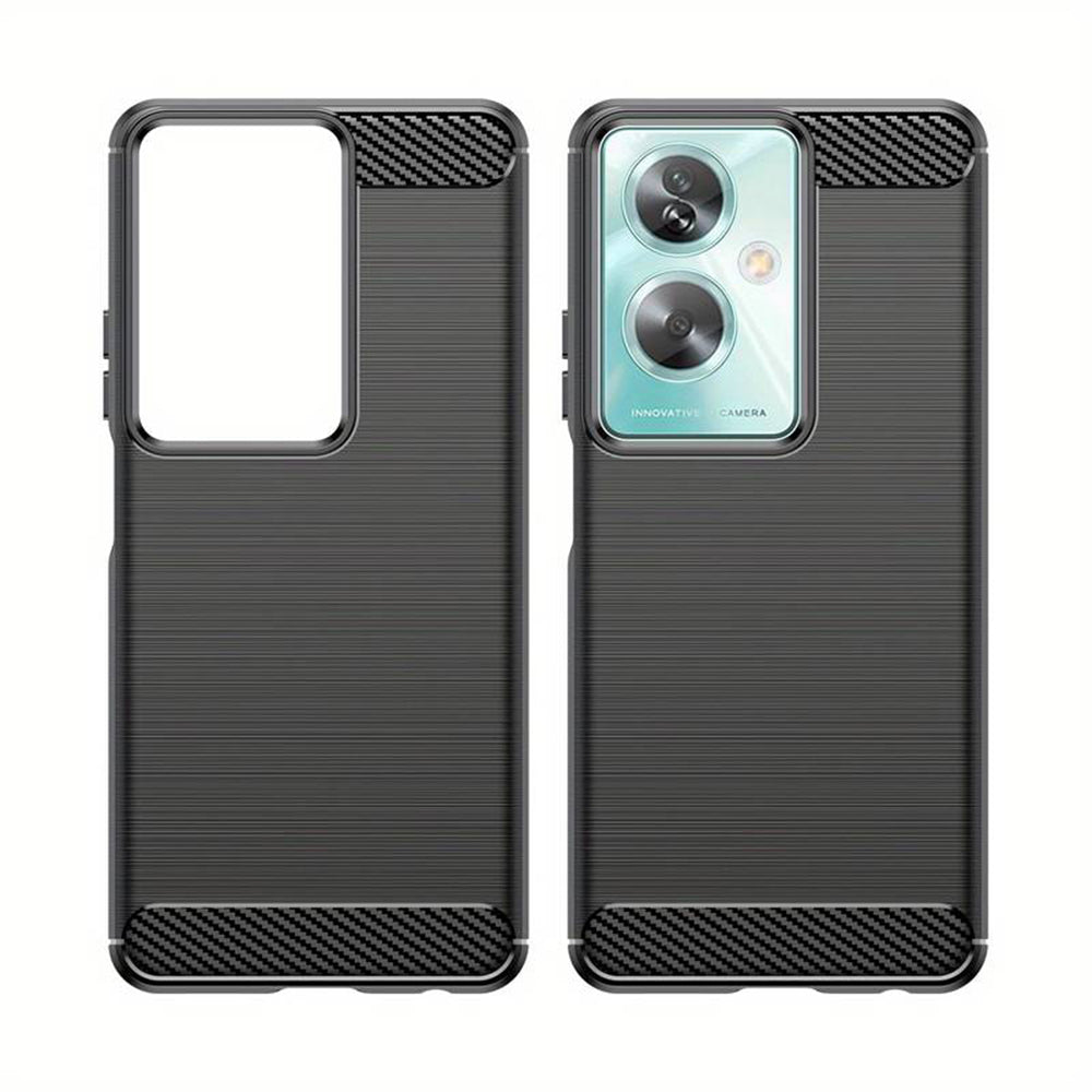 Husa de protectie Techsuit Carbon Silicone compatibil cu Oppo A79 5G / OnePlus Nord N30 SE, Negru