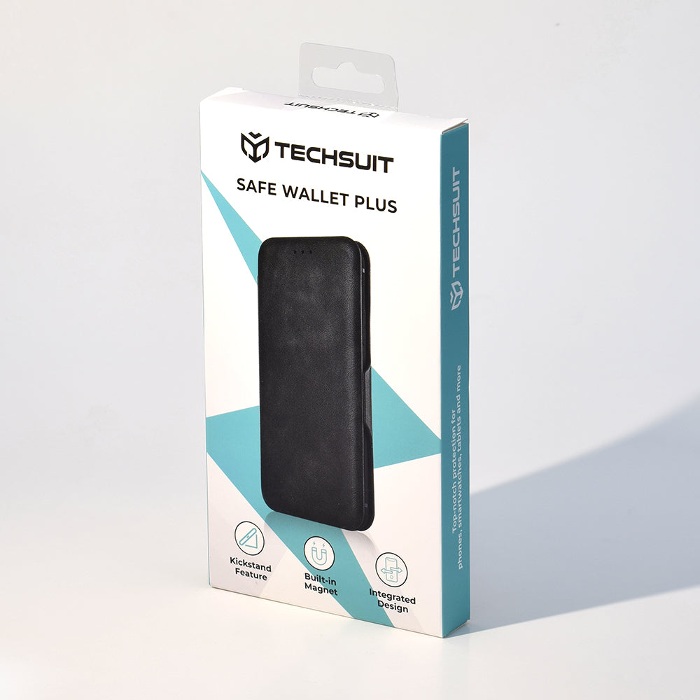 Husa de protectie Techsuit Safe Wallet Plus compatibil cu Samsung Galaxy S24 Plus, Verde