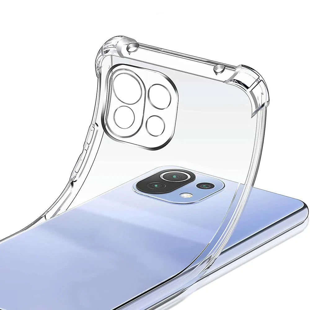 Husa de protectie Techsuit Shockproof Clear Silicone compatibil cu Xiaomi Mi 11 Lite 4G / Mi 11 Lite 5G / 11 Lite 5G NE, Transparent