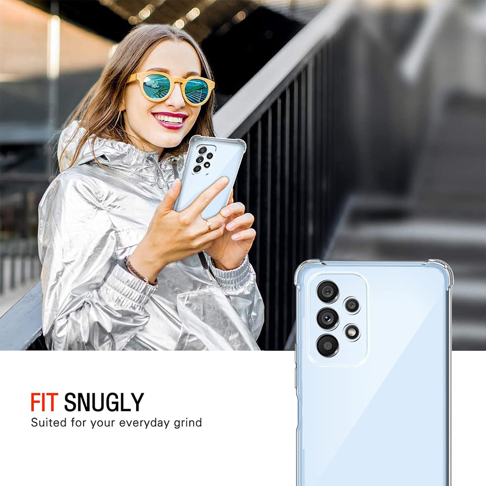 Husa de protectie Techsuit Shockproof Clear Silicone compatibil cu Samsung Galaxy A53 5G, Transparent