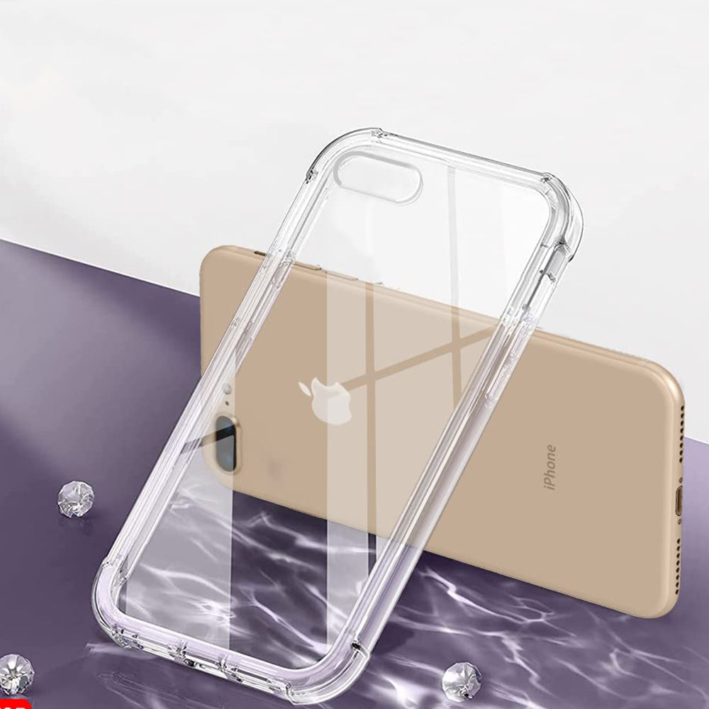 Husa de protectie Techsuit Shockproof Clear Silicone compatibil cu iPhone 7 Plus / iPhone 8 Plus, Transparent