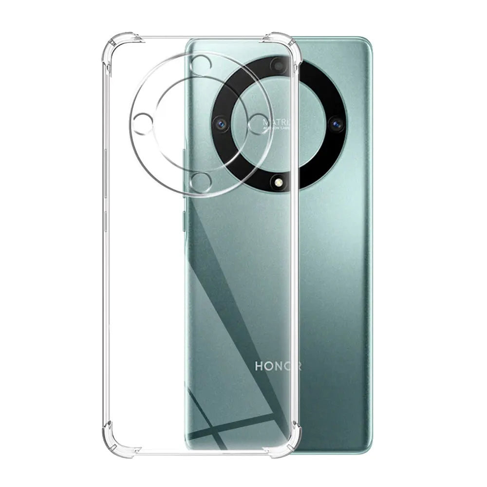 Husa de protectie Techsuit Shockproof Clear Silicone compatibil cu Honor X9a, Transparent