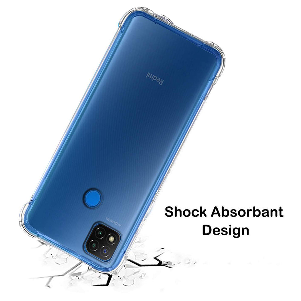 Husa de protectie Techsuit Shockproof Clear Silicone compatibil cu Xiaomi Redmi 9C / Redmi 9C NFC, Transparent