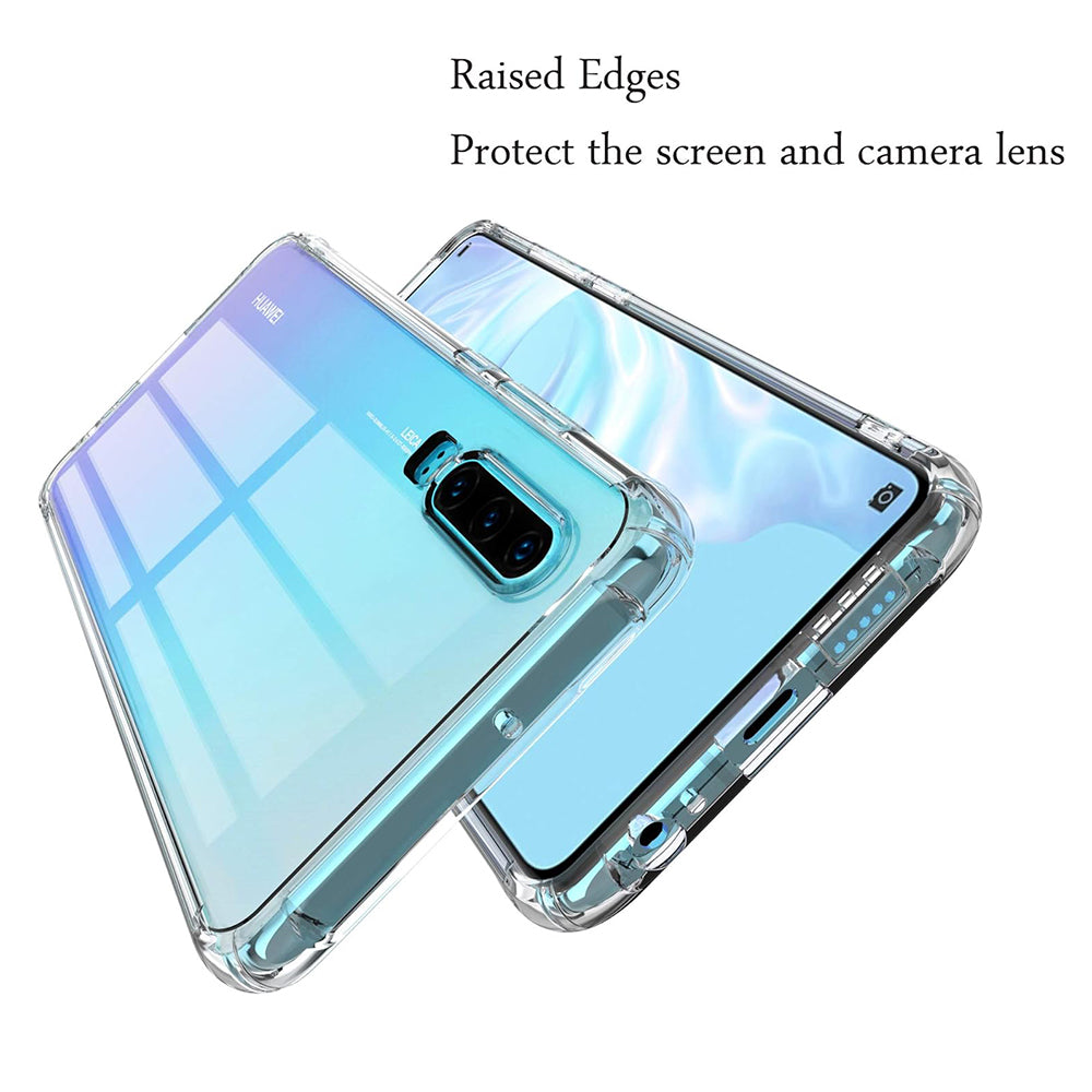 Husa de protectie Techsuit Shockproof Clear Silicone compatibil cu Huawei P30, Transparent