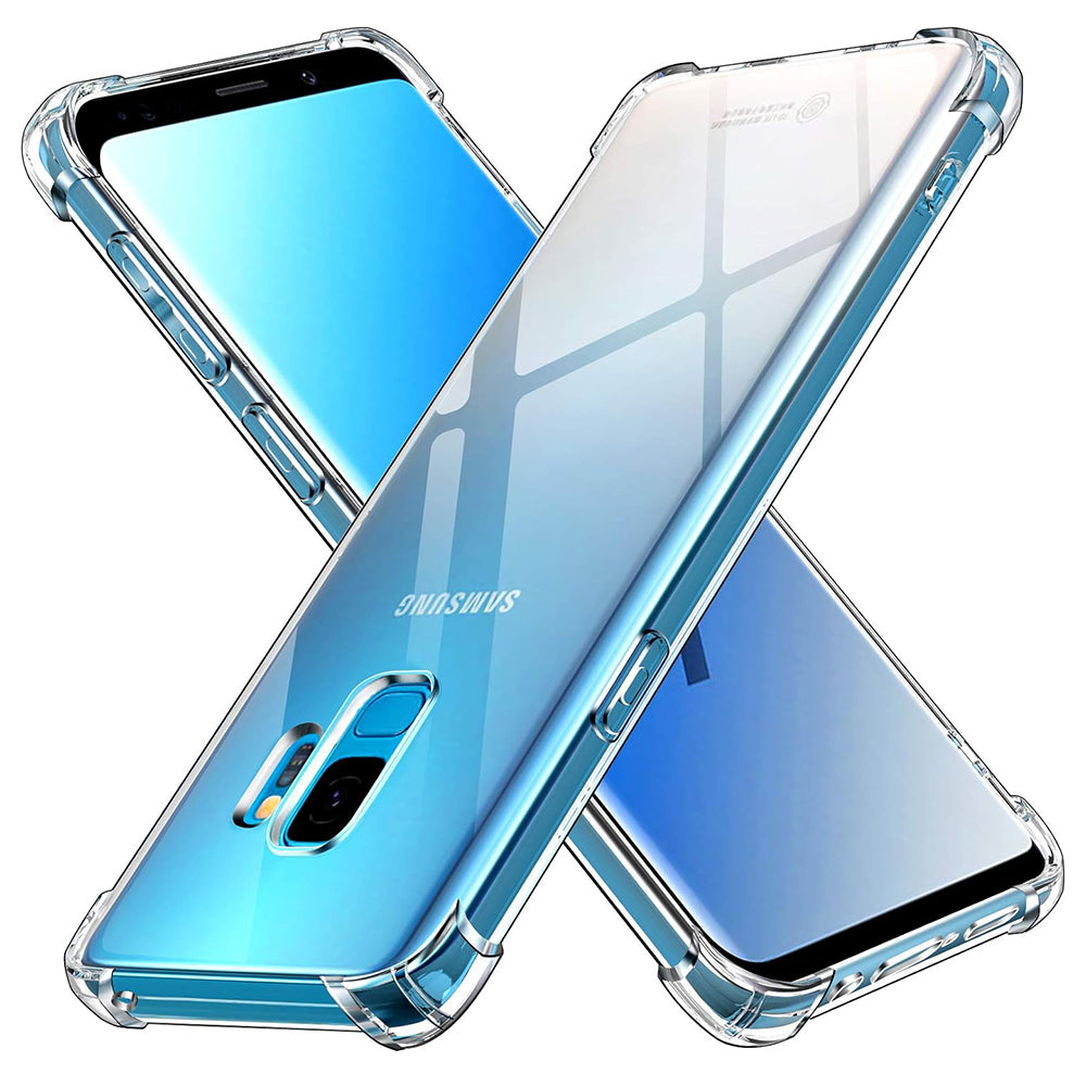Husa de protectie Techsuit Shockproof Clear Silicone compatibil cu Samsung Galaxy S9, Transparent