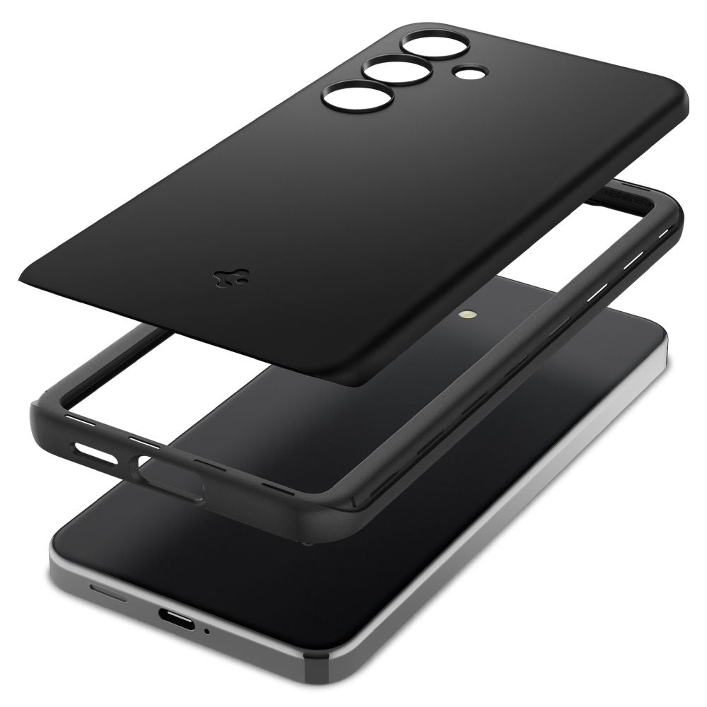 Husa de protectie Spigen Thin Fit (ACS07341) compatibil cu Samsung Galaxy S24, Negru
