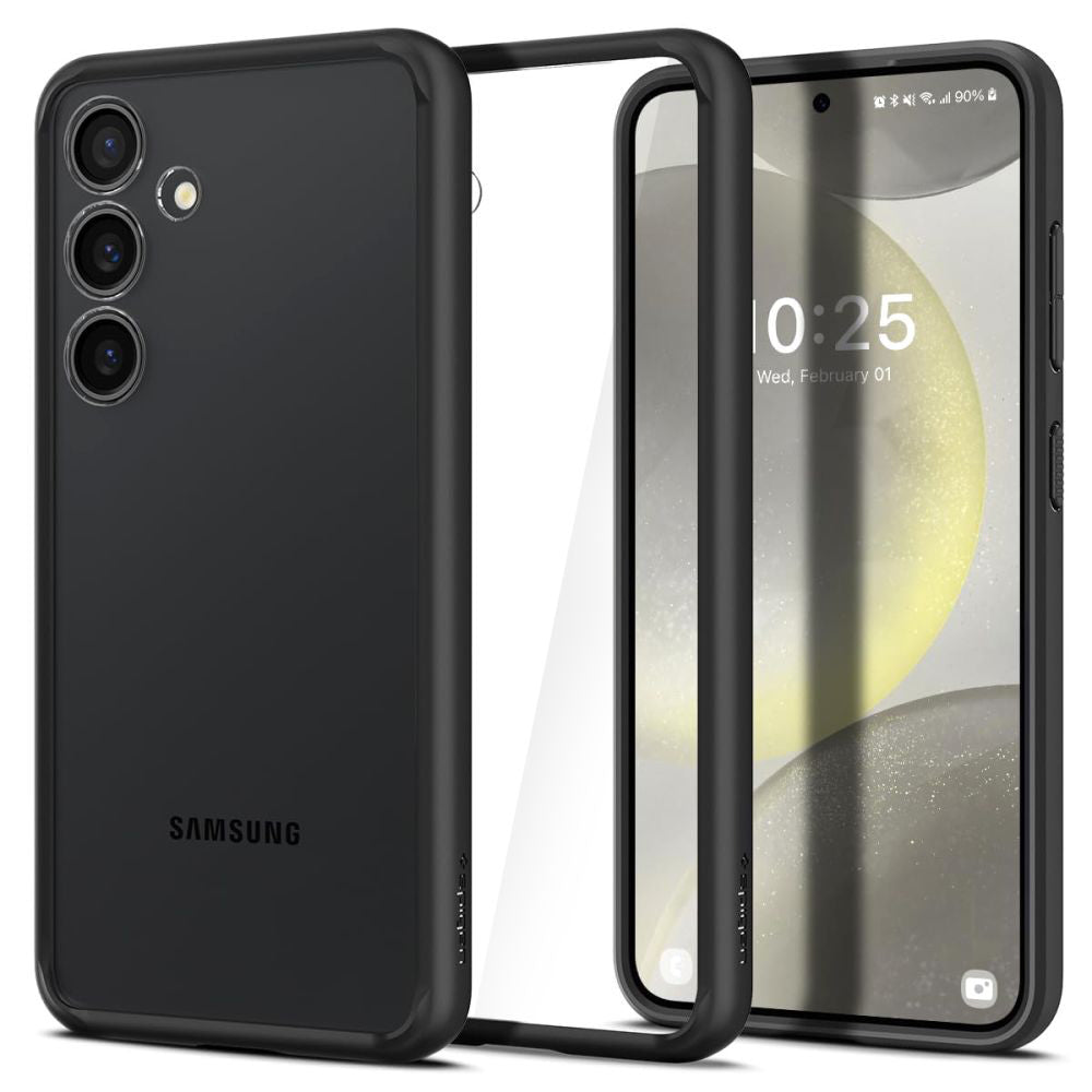 Husa de protectie Spigen Ultra Hybrid (ACS07352) compatibil cu Samsung Galaxy S24, Negru Mat