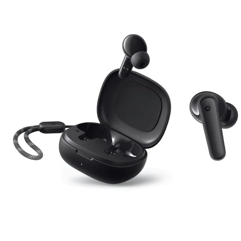 Casti Anker R50i (A3949G11), with Charging Case, Extra-bass, AI-Enhanced Calls, Negru