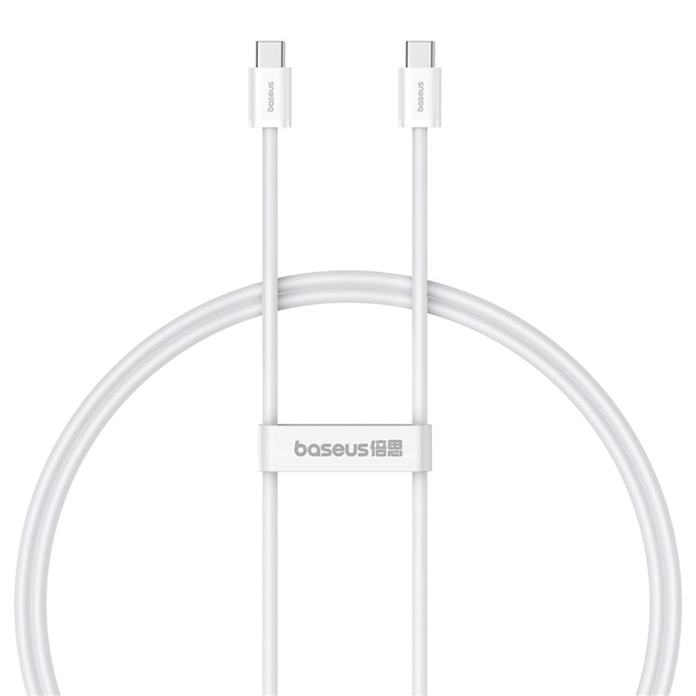 Cablu Baseus (P10365200211-00), Type-C, 30W, 1m, Alb