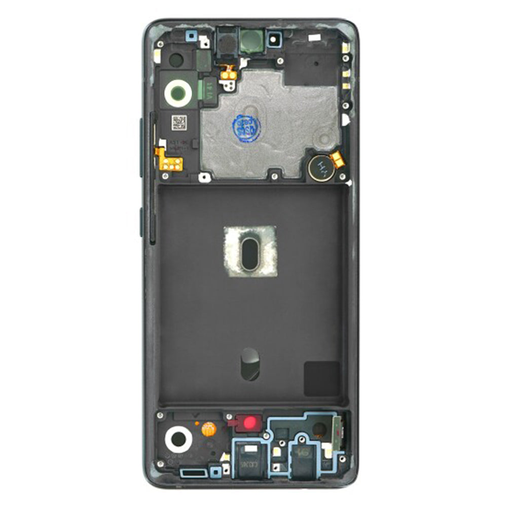 Componenta Samsung Original Display Touchscreen + Frame (14353), Samsung Galaxy A51 5G (SM-A516), GH82-23100A, Negru