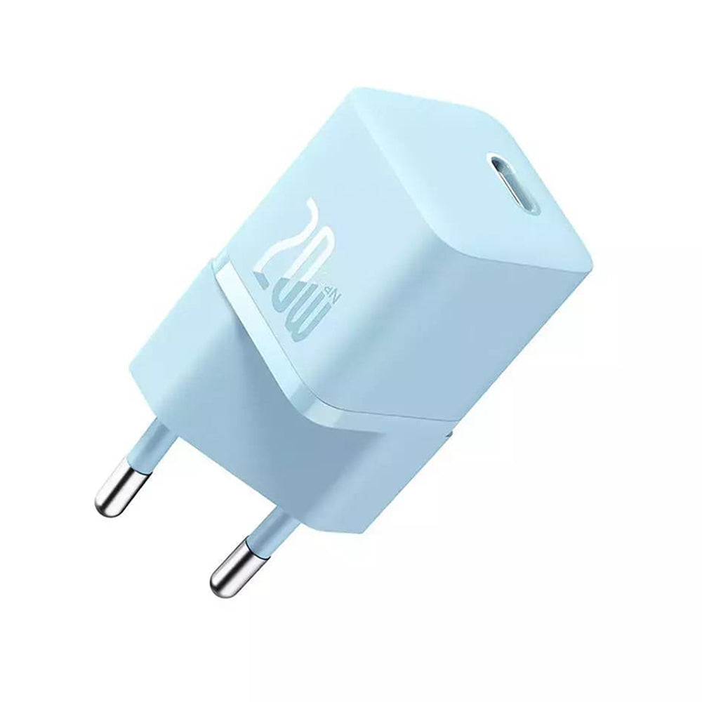 Incarcator Baseus (CCGN050103), GaN, Type-C, Fast Charging, 20W, Albastru