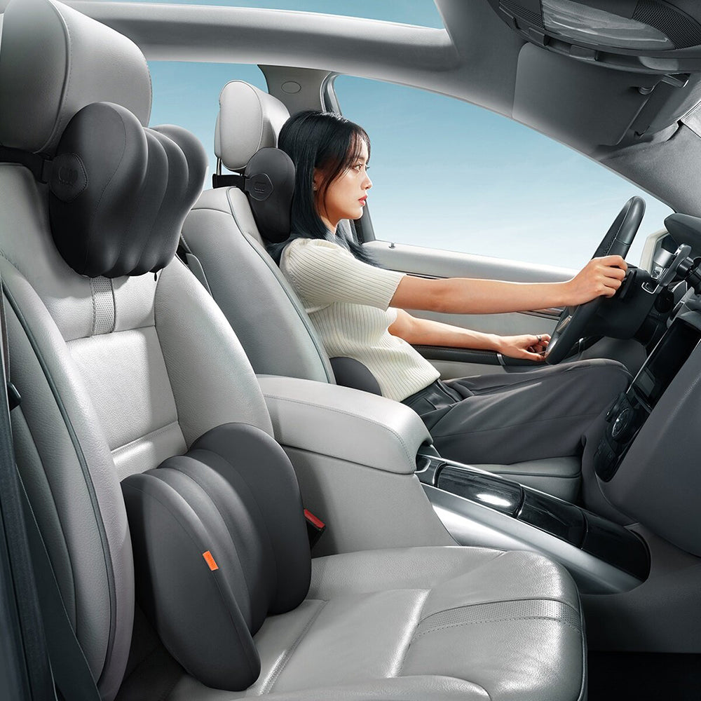Gadget Baseus Lumbar Pillow Comfort Ride Series (C20036401111-00), for Car Travelling, Negru