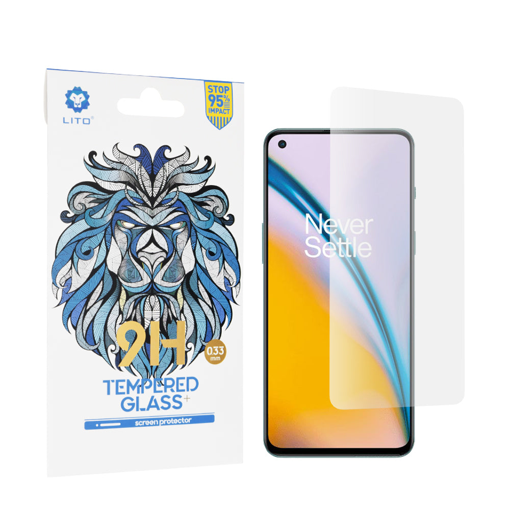 Folie de protectie Lito 2.5D Classic Glass compatibil cu OnePlus Nord CE 5G / Nord 2 5G / Nord 2T 5G, Transparent