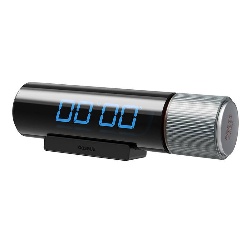 Gadget Baseus Rotation Countdown Timer Heyo (L60448003111-00), with Digital Display, 40-80dB, Negru