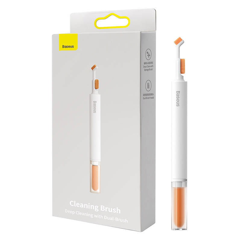 Componenta Baseus Cleaning Brush (NGBS000002), with 3 Different Types of Brushes, Alb