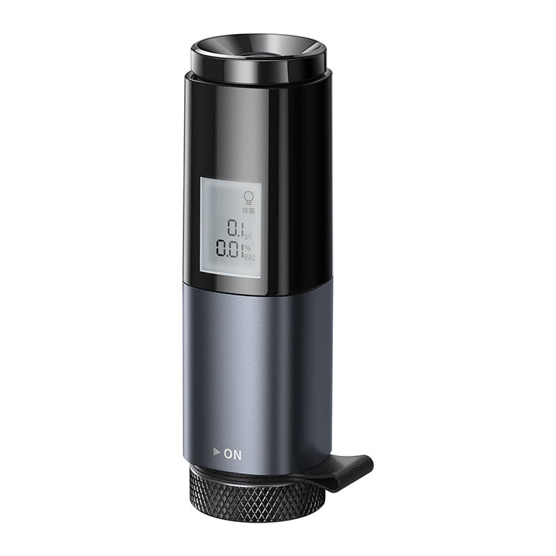 Gadget Baseus Electronic Breathalyzer (CRCX-01), Breathless with LCD Display, Type-C, 5V/0.12, Negru