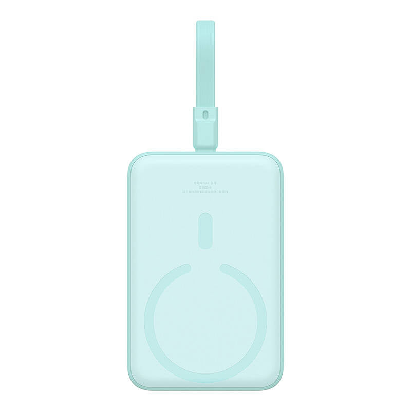 Baterie externa Baseus Magnetic Mini (P10022109333-00), MagSafe, USB-C, 10000mAh, 20W, Menta