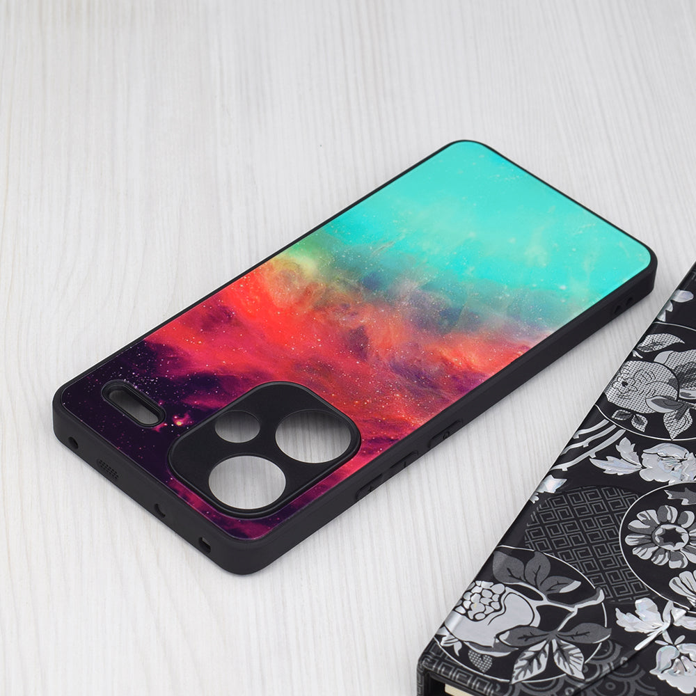 Husa de protectie Techsuit Glaze Series compatibil cu Xiaomi Redmi Note 13 Pro+ 5G, Fiery Ocean